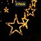 Warm White 138 LED Star String Curtain — Cozy Indoor & Outdoor Decor